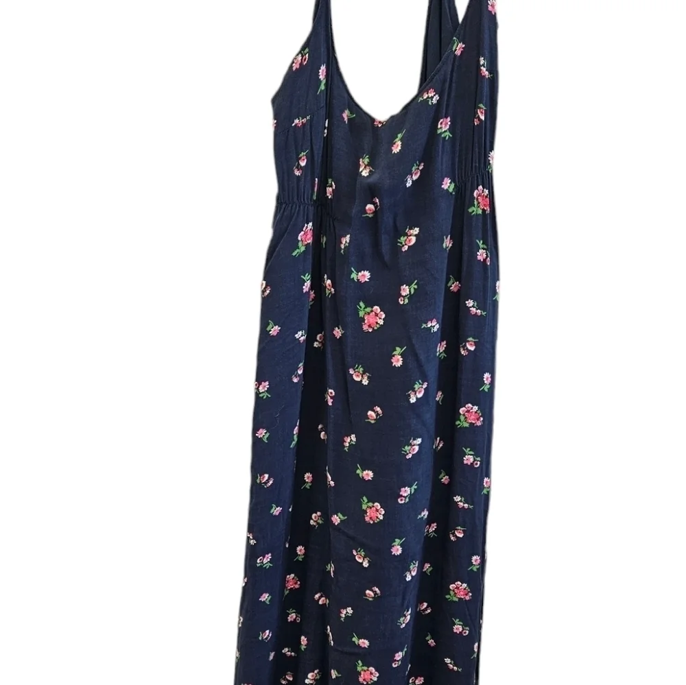 Abercrombie & Fitch Blue Floral Maxi Dress